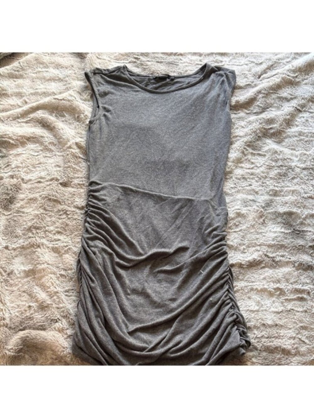 Forever 21 Gray Strapless Dress